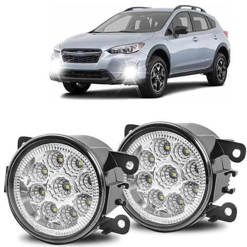 H4510VC200 - Fog Light Trim – LED - 2022 Subaru WRX 2 Fog Lights 3.5 inch OEM 19626500 For SUBARU CROSSTREK 2018-2024 Front Bumper H8 LED Fog Light Lamps Left Right Driver&Passenger Assemblies Fog Lights Beam,6000K White Beam,Super Bright. 2-Pack.