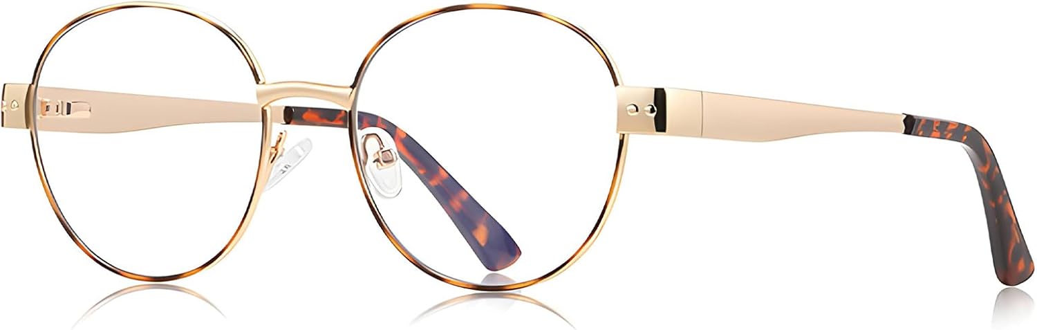 Round Blue Light Glasses Lunar Scholar