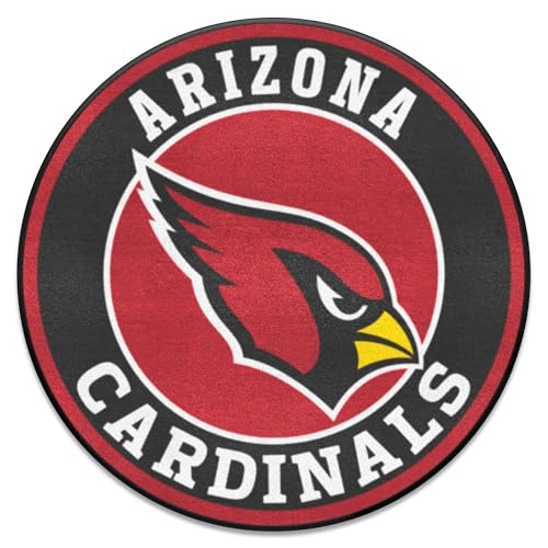 FANMATS 17949 NFL Arizona Cardinals Roundel Mat , 27" Diameter