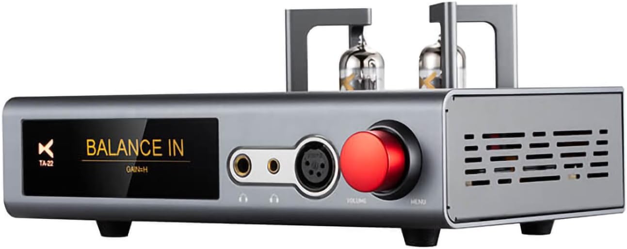 AOSHIDA xDuoo TA-22 ES9038Q2M*2 DAC & Tube Headphone Amp, AK4118, Bluetooth 5.1/USB/Optical/Coaxial/4.4mm/XLR/RCA Input, 3.5mm/4.4mm/XLR/2*RCA HiFi DAC, Headphone Amplifier, 1500mW@32Ω Headphone DAC