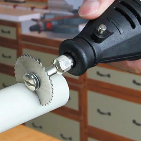 Buffer Metal 6 Parça Mini Matkap Ucu Ahşap Kesme Yuvarlak Çelik Bıçak Disk Testere Seti Kiti