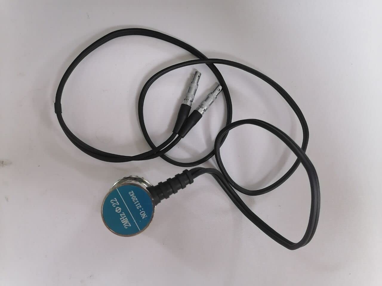 The Ultrasonic Thickness Gauge Probe Transducer Replacement Sensor with 2MHZ Φ22mm for Cast Iron