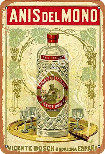 Henson Anis Del Mono Traditional vintage Tin Sign Logo 12 * 8 Advertising Eye-Catching Wall Decoration