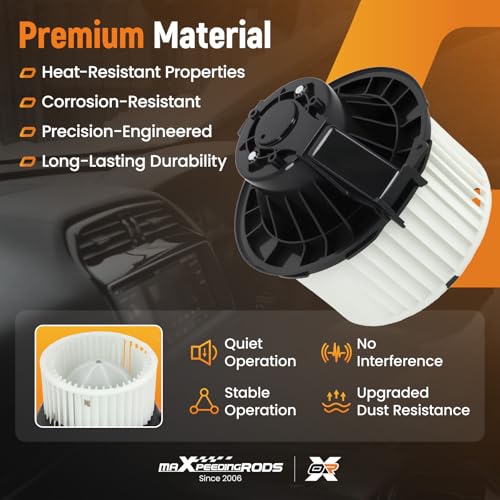 Image of maXpeedingrods Blower Motor 700263 Fits for Hyundai Sonata 2011-2014, for Kia Optima 2011, AC Heater Blower Motor with Fan Cage Front HVAC Assembly # 971133S000 BM00241C PM9385 HY8408