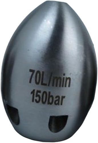 Miniatura 7 de MagiDeal Limpiador de boquillas de arandela, accesorios de enjuague, cabezal rociador, 150 bar, 70 L, para drenaje de zanja, tubería, dragado,