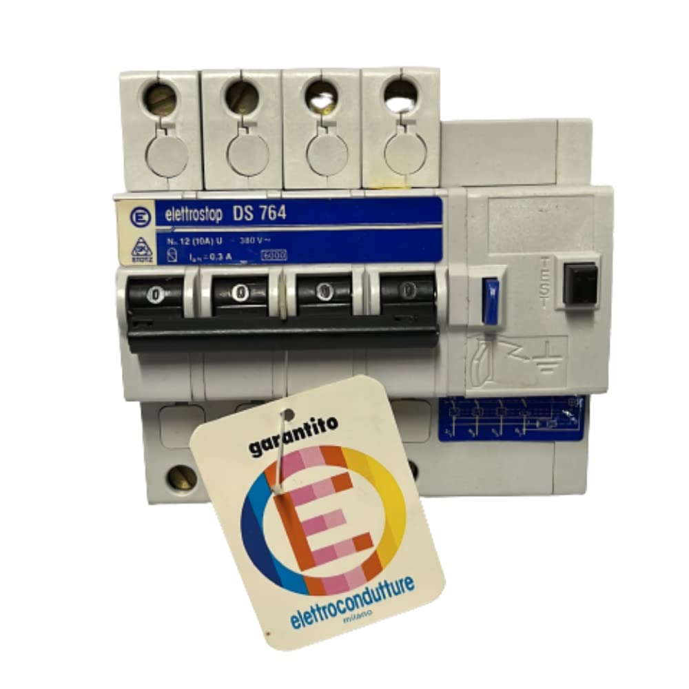 D764 Interruptor diferencial 4 x 10 A 6 KA 0,3 A - ABB SACE EB 468 6