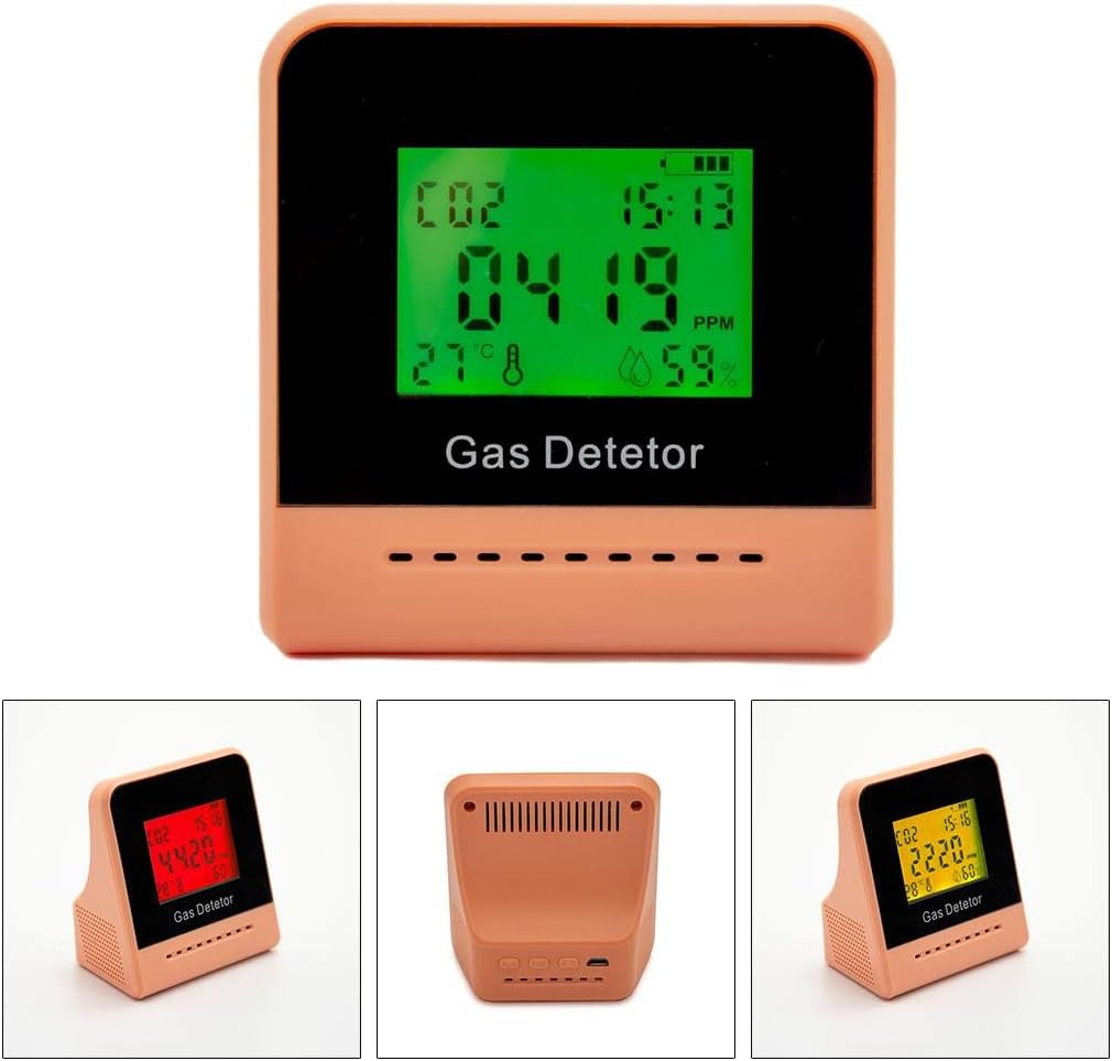 Air Quality 3-in-1 Monitor Restaurant CO2 Detector Meter