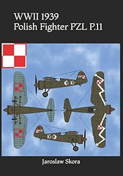 Paperback WWII 1939 Polish Fighter PZL P.11 Book