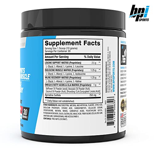Bpi Sports Best Bcaa - Building Blocks Of Protein And Muscle - Post-Workout Recovery - Weight Loss Support - Fruit Punch, 30 Servings, 300 Grams #TOP6