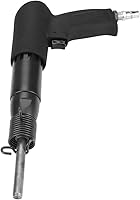 Vista 3 de Kit de pistola remachadora neumática de mano con carrera de 3.346 in - Martillo de remache de aire para remaches sólidos, herramienta de pistola