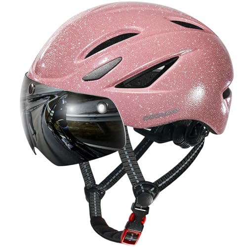 Odoland Adult Bike Helmet with Detachable Magnetic Sun Visor for Men Women by Odoland - Used condition - CA$39.05