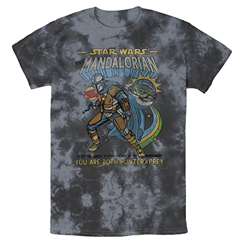 Star Wars Mandalorian comic t-shirt homme col rond original pour un look geek quotidien