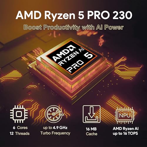 Image of Dell Pro 16 Plus PB16255 (Replaces Latitude 5550) AI Business Notebook 16 inch FHD+ AMD Ryzen 5 Pro 230, 16GB DDR5 RAM, 512GB SSD PCIe, Wi-Fi 7, BT, Backlit Keyboard, FHD Webcam, Win 11 Pro - Silver