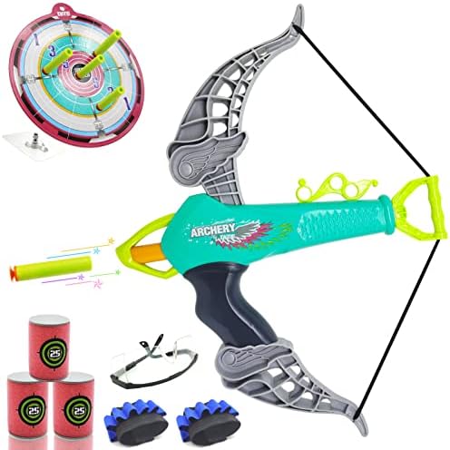 NWESTUN Kids Bow and Arrow Set – Gift for 3 4 5 6 7 8-12 Year Old Boys and Girls – Toys for 5 Year Old Boys Indoor or Outdoor Toy, Christmas Birthday Gifts for Boys Girls