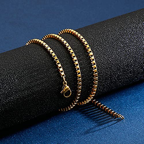 Cadena de hierro de acero inoxidable negro con acabado pulido premium 6