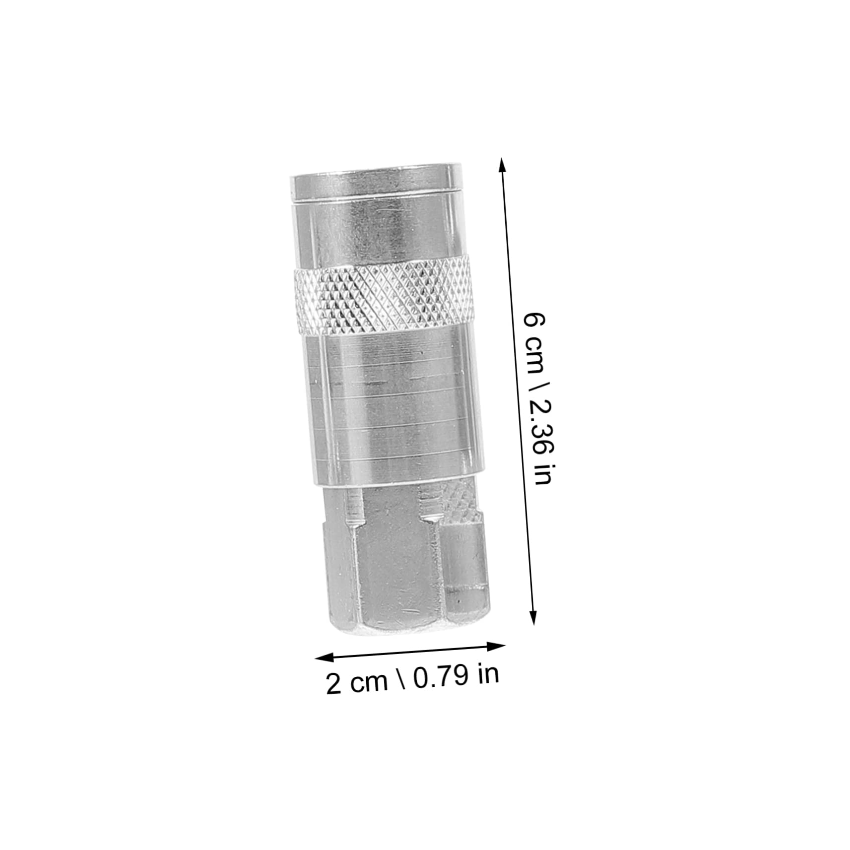 Hemobllo Raccordo Rapido per Compressore ad Aria 1/4 in Ferro, Set da 10 Pezzi, Argento, senza Perdite, per Tubo Aria e Lavaggio