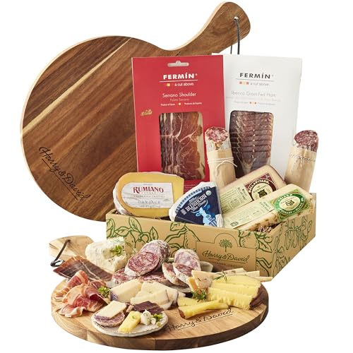 Harry & David Ultimate Charcuterie And Cheese Collection, Premium Cheese Board Kit, Gourmet Cheeses, Meats, Snacks, All Occasion Gift Basket For Cheese Lovers, Parties, Entertaining
