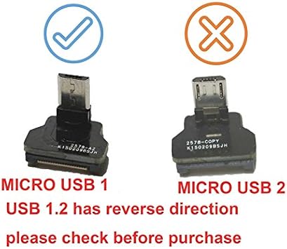 Permanent Flat FFC USB FPV Flat Slim Thin Ribbon FPC Cable Micro USB 90 Degree Angle to Standard USB A for Synchronizing and Charging (40CM)