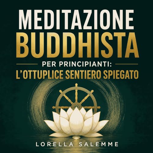 『Meditazione buddhista per principianti: L'ottuplice sentiero spiegato』のカバーアート