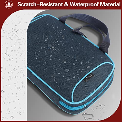 Fyy Electronic Organizer, Portable Cable Organizer Travel Accessories Tech Bag Carry Case Pouch Waterproof Storage Bag For Cable, Cord, Charger, Phone, Earbuds, Hard Drive, Travel Essentials Navy #TOP6
