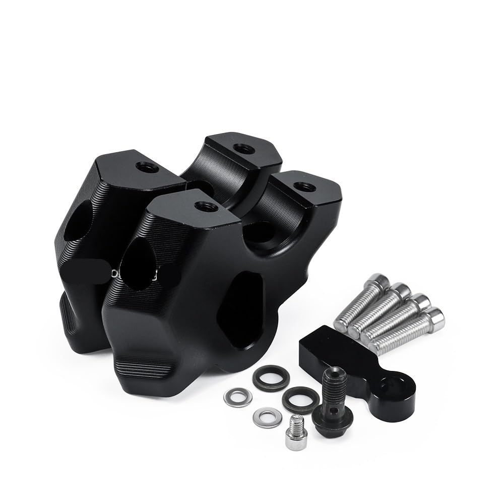 Riser Guidon Moto Noir pour R 1300 GS 2023 Adaptateur d'Extension