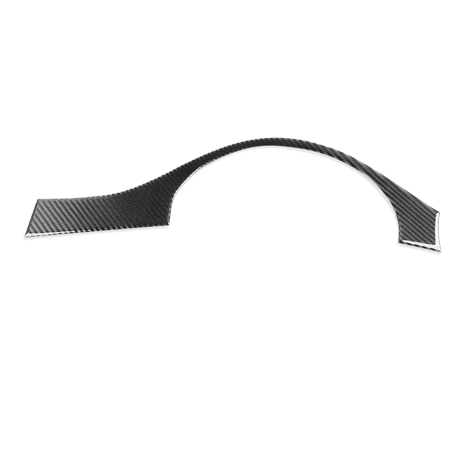 Auto Parts for 3 Series E90 2005-2012 Modified Carbon Fiber Instrument Bezel Piano Black Decorative Sticker CRRYUQWWM(Black-LHD)