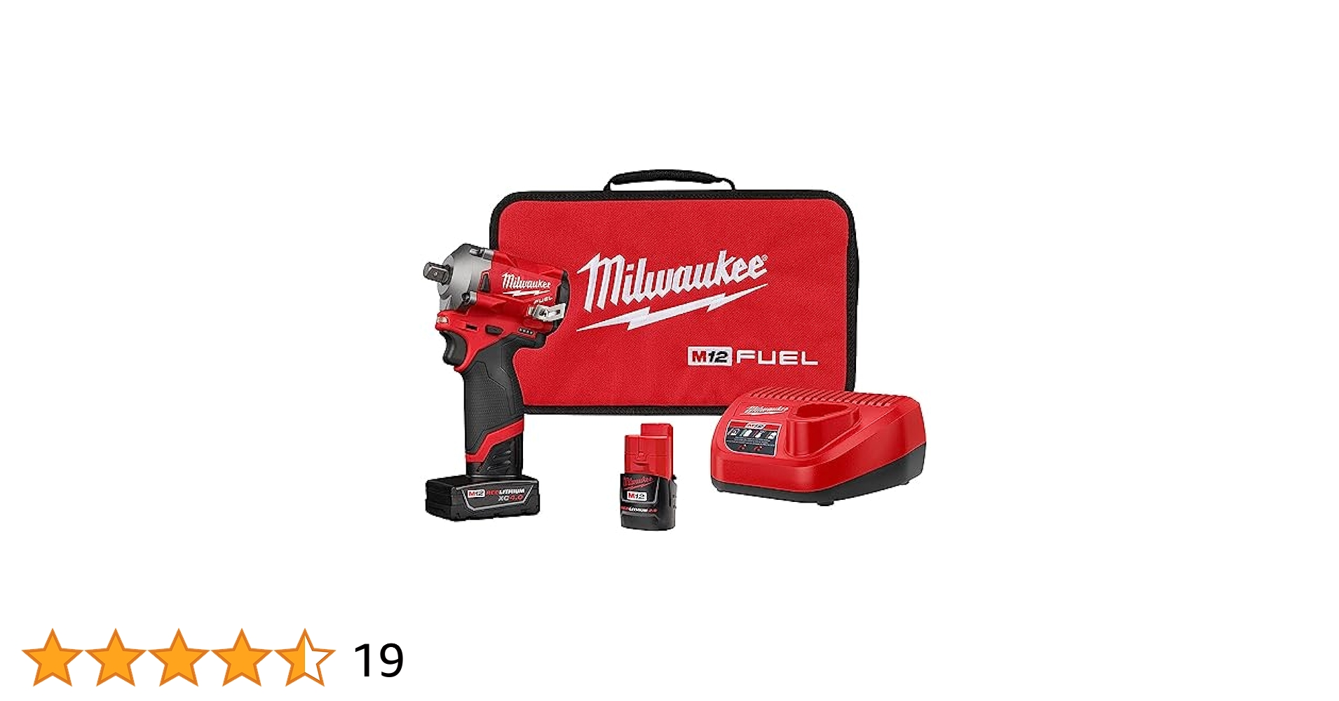 Amazon.co.jp: Milwaukee 2555P-22 M12 Fuel Stubby 1/2
