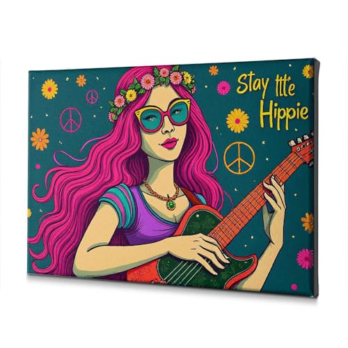 Toile décorative The Chosen Hippie pour créer un style shabby chic original en salle de bain