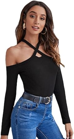 Amazon Co Jp ダンス衣装 ショート丈トップス カットソー ヘソ出し ダンス トップス レディース 女性 長袖 韓国 ヒップホップ ダンス イベント シンプル おしゃれ カジュアル かわいい かっこいい セクシー 黒 ブラック X Large ファッション