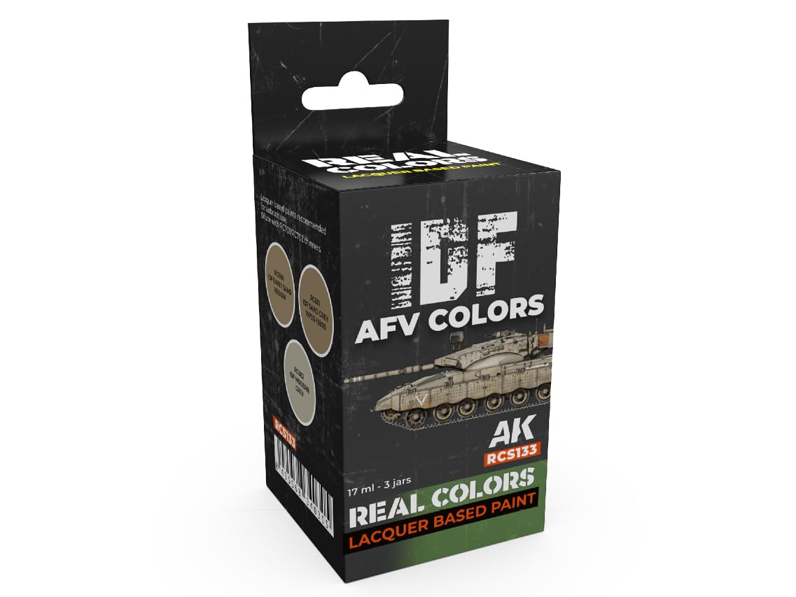 AK Real Colors Set RCS133 IDF AFV Colors (3x17ml)