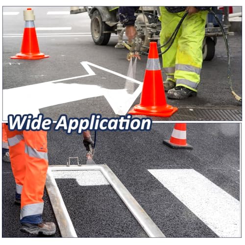 SUPERFINDINGS 1 peça de estêncil de flecha para estacionamento, modelos de pintura de seta de 30 cm,