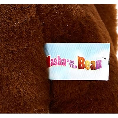 Masha and the Bear 2 in 1 Plush Doll in Bear Costume Toys for Kids, Ages 3+, 9.8 inches, (109301064)