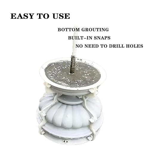 EAIVENY Planter Mold,Large Round Concrete Molds for Flower Pot Making,DIY Mold Garden Decoration (28)