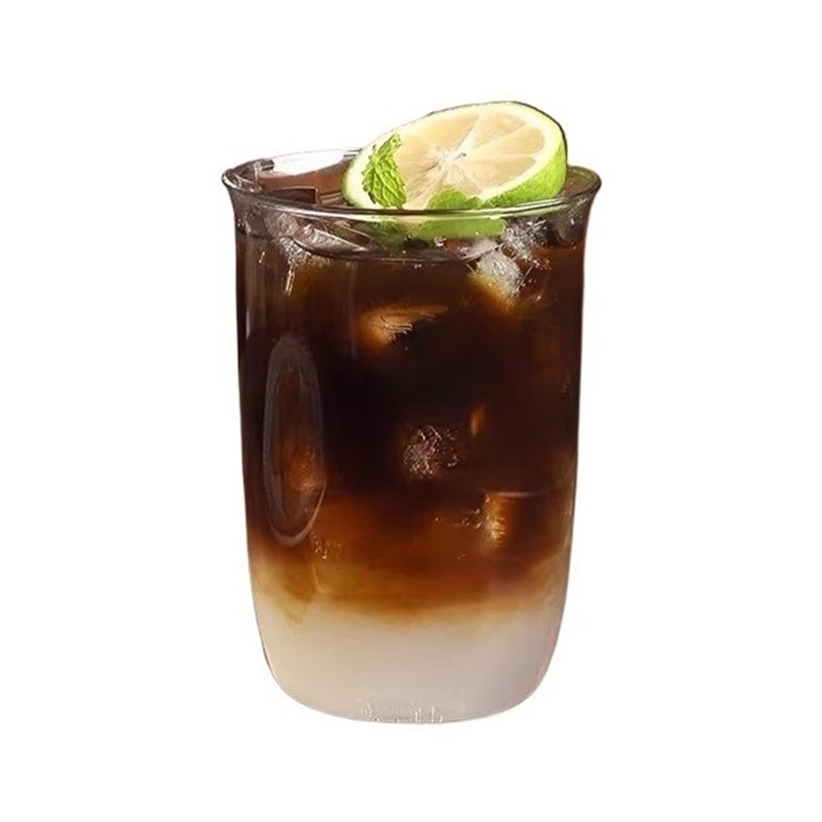 Vasos transparentes de vidrio borosilicato de alta resistencia térmica para bebidas