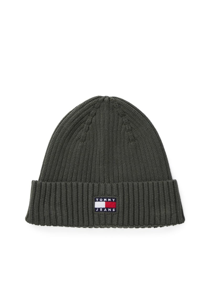 Tommy Jeans Men's Green (Pewter Green) Tjm Heritage Core Beanie Am0am13669, One Size