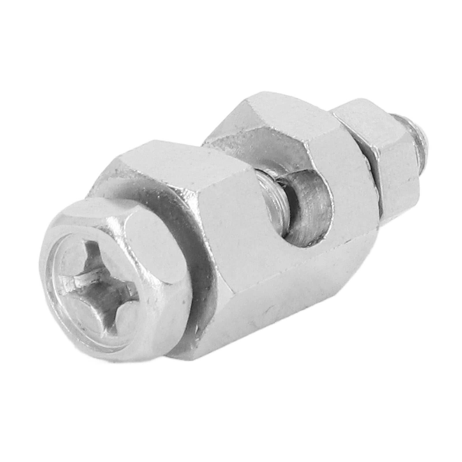 Lot de 10 Serre-câbles de contre la Foudre, Clip de Mise à la Terre pour Module PV – Clip de Fil de de Mise à la Terre en Cuivre – Facile à Installer –