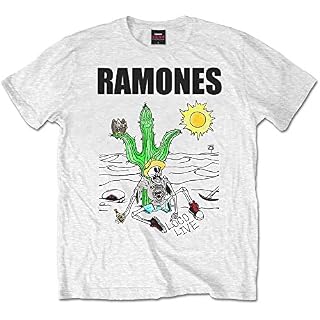 Rock Off Ramones Loco Live Officiel T-Shirt Hommes Unisexe - Les Beatles, Paul McCartney, John Lennon, RIngo Starr, George Harrison