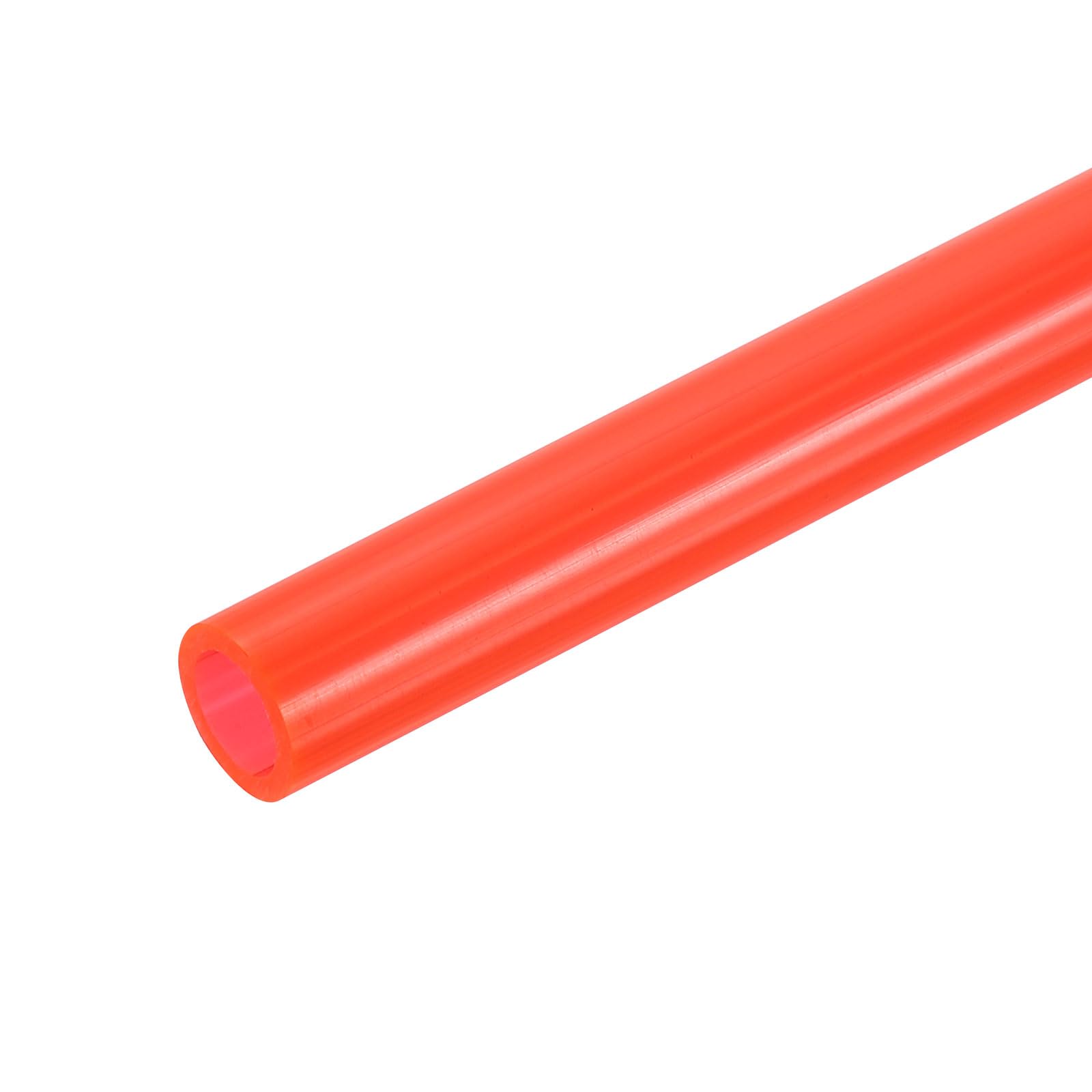 Tube Rigide PETG Anti-Pliure pour Refroidissement PC à Eau - Lot de 8 Tubes Rouges 14mm OD