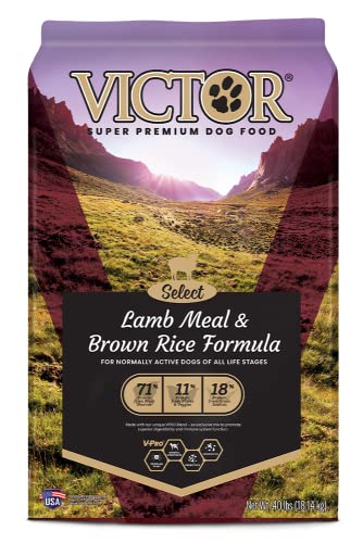 Victor Super Premium Dog Food – Lamb Meal & Brown Rice Formula - Dry...