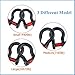 ZerHoc Tow Hook,Car Towing Eye Ring Shackle 2-Ton 3.25-Ton 4.75-Ton Tow Hook Universally(Medium)