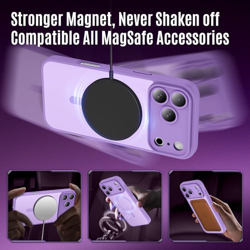 Image of Symcele Designed for iPhone 17 Pro Max Case,Light Purple