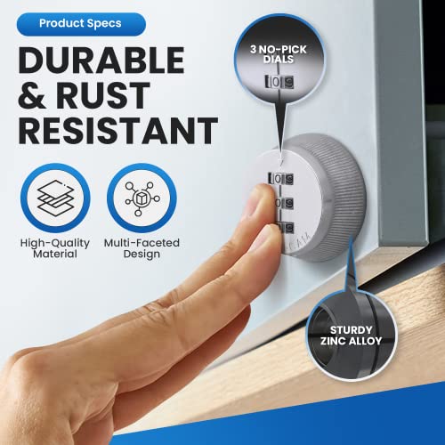 Combi-Cam 7850R-S Combination Cam Lock, 5/8" Chrome Finish #TOP4