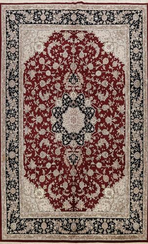 Rug Source Traditional Collection 8x11 Aubusson Area Rug, Hand Knotted