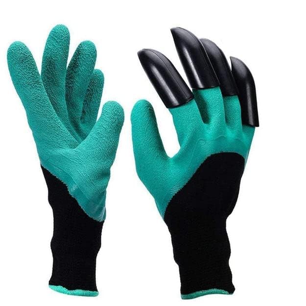 Hortica Garden Gloves | Waterproof | Puncture Proof | 4 ABS Claws on Right Hand | Useful for Composting, Digging, Weeding, Ploughing-image-31