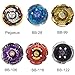 Gyros 6 Pack Bey Burst Battling Tops Metal Fusion Starter Set with Stickers Two Launchers
