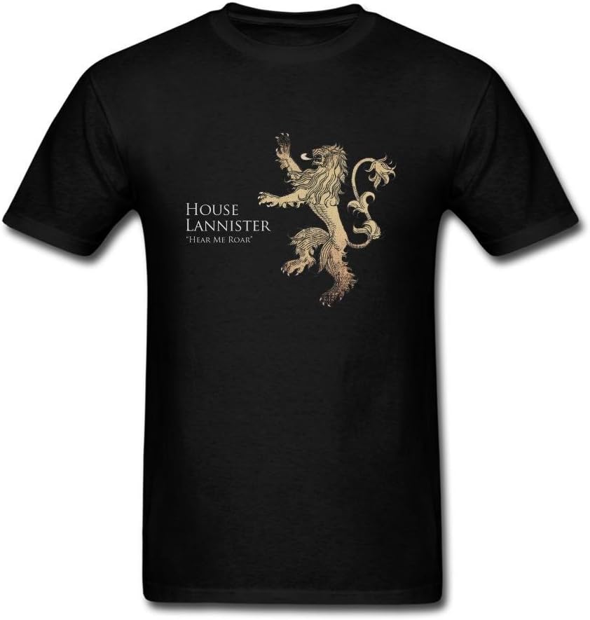Tution T shirt Customized Game of Thrones Lannister Men T shirt Short Sleeve