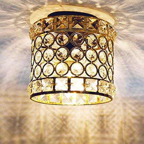 Éclairage extérieur plafonnier moderne industriel en fer rétro lampe de couloir chaude 16cm