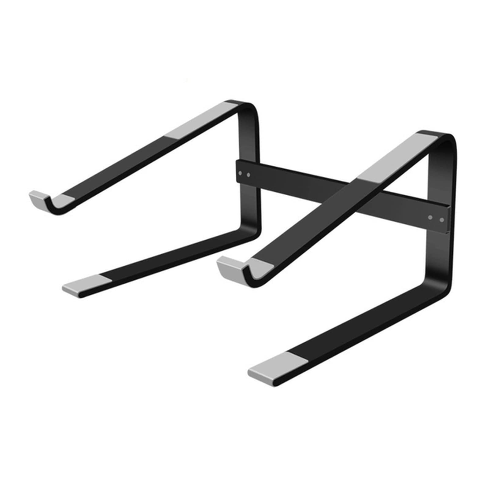 Supporto per Laptop -Paptop Stand Notebook Staffa Aumentare Il Supporto del Computer Desktop in Lega di Alluminio Base a Base di Calore Dissipazione Anti-Skid Supporto per Laptop Pollici(Noir)