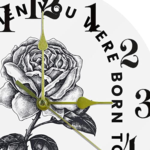 Horloge murale silencieuse sans tic-tac mécanisme quartz discret