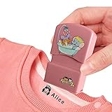 ✿PERSONALIZAR: ingrese el nombre de su hijo para personalizar la ropa y otras telas con este sello autoentintado no tóxico que es fácil de usar.